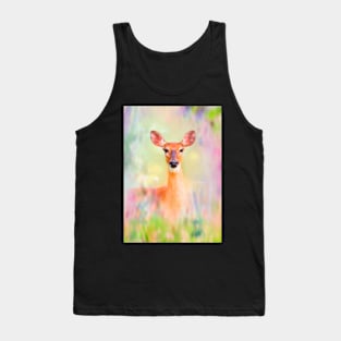 Summer Meadow Deer Tank Top